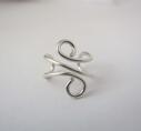 Ear Cuff Wire PLAIN - STERLING SILVER