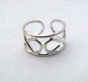 Ear Cuff Sparkle Plain - STERLING SILVER