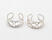 Ear Cuff Sparkle Plain - STERLING SILVER - bild 2