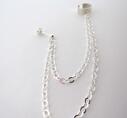 Ear Cuff Chain - Sterling Silver